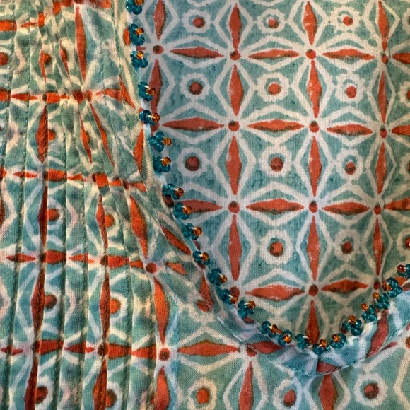 Roberta Roller Rabbit Multicolor Geometric Tunic - Picture 4 of 6